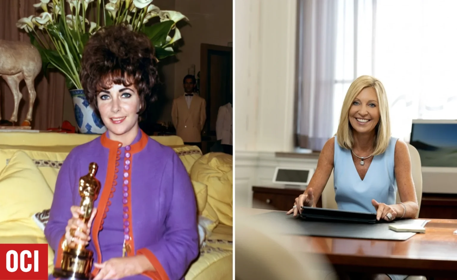 Karen Lynch and Elizabeth Taylor