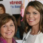 Provisional—use only if the selected image shows both people: “Nancy Guthrie with her daughter Savannah Guthrie.”