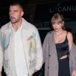 aylor Swift and Travis Kelce together at a public event
